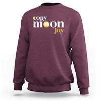 Copy Moon Joy Statement Full Moon Sweatshirt Space Exploration Lunar Journey 2026