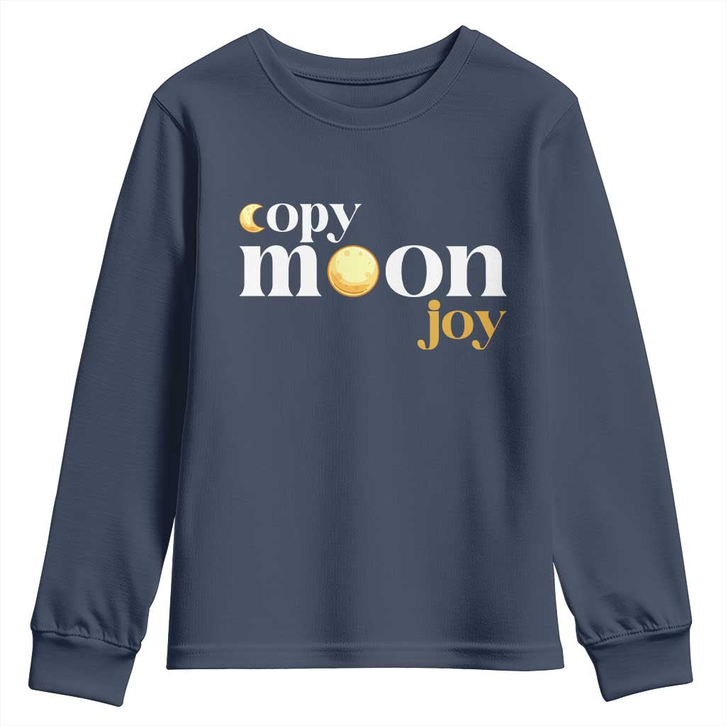 Copy Moon Joy Statement Full Moon Youth Sweatshirt Space Exploration Lunar Journey 2026