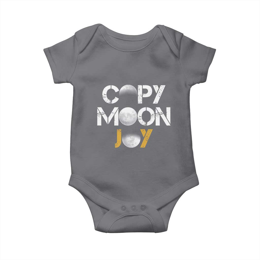 Lunar Mission Astronaut Space Lover Baby Onesie Copy Moon Joy Sci Fi Graphic