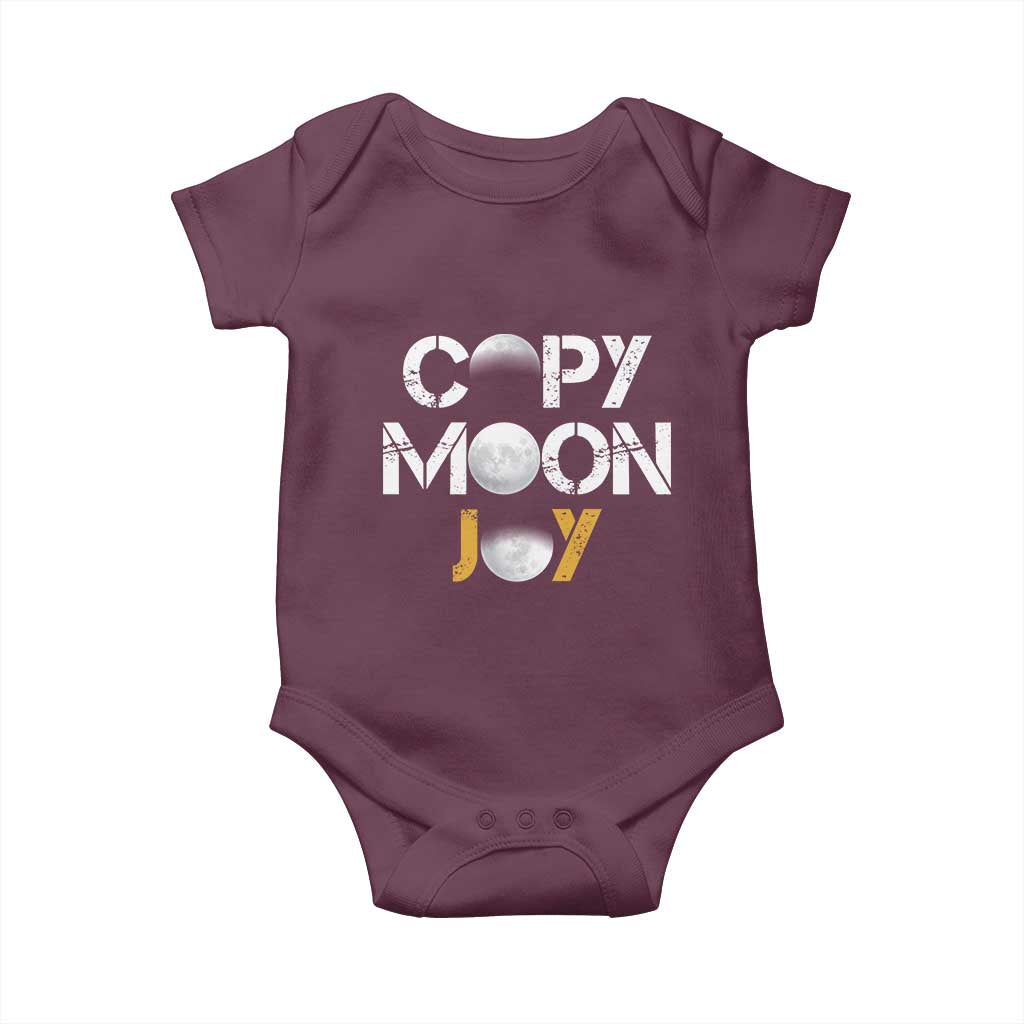 Lunar Mission Astronaut Space Lover Baby Onesie Copy Moon Joy Sci Fi Graphic