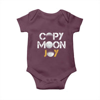 Lunar Mission Astronaut Space Lover Baby Onesie Copy Moon Joy Sci Fi Graphic