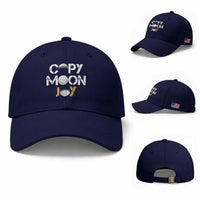 Lunar Mission Astronaut Space Lover Baseball Cap Copy Moon Joy Sci Fi Graphic