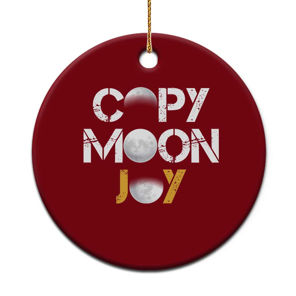 Lunar Mission Astronaut Space Lover Ceramic Ornament Copy Moon Joy Sci Fi Graphic