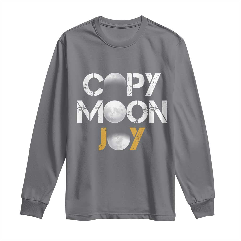 Lunar Mission Astronaut Space Lover Long Sleeve Shirt Copy Moon Joy Sci Fi Graphic