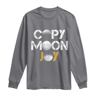 Lunar Mission Astronaut Space Lover Long Sleeve Shirt Copy Moon Joy Sci Fi Graphic