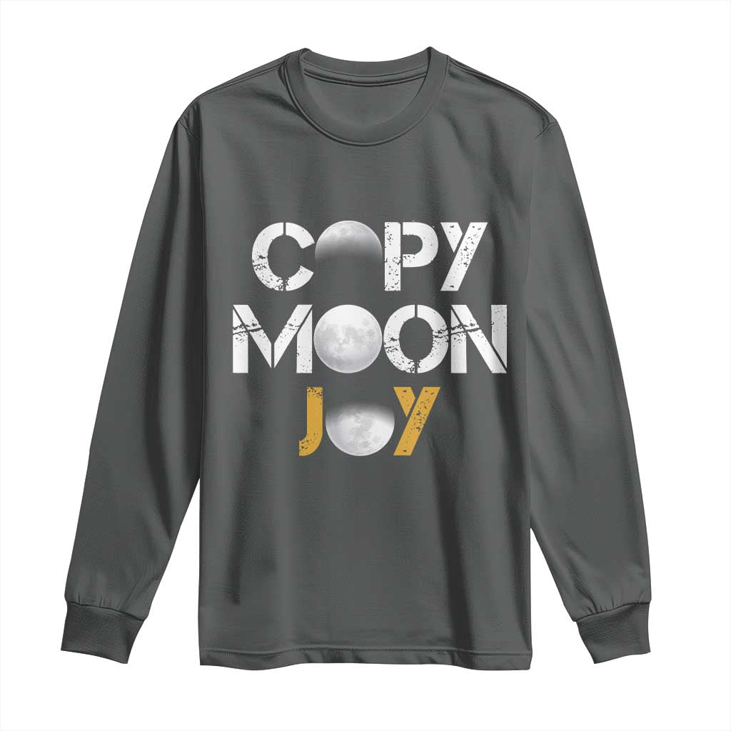 Lunar Mission Astronaut Space Lover Long Sleeve Shirt Copy Moon Joy Sci Fi Graphic