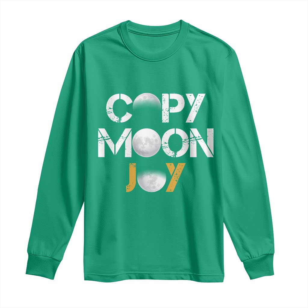 Lunar Mission Astronaut Space Lover Long Sleeve Shirt Copy Moon Joy Sci Fi Graphic