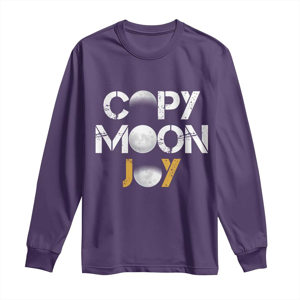 Lunar Mission Astronaut Space Lover Long Sleeve Shirt Copy Moon Joy Sci Fi Graphic