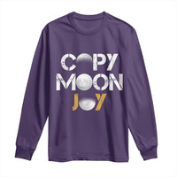 Lunar Mission Astronaut Space Lover Long Sleeve Shirt Copy Moon Joy Sci Fi Graphic