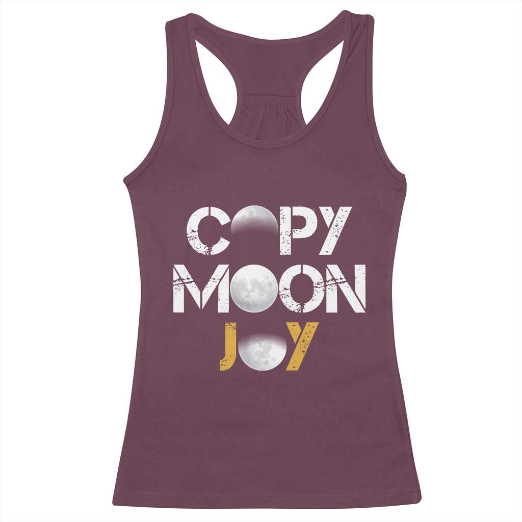 Lunar Mission Astronaut Space Lover Racerback Tank Top Copy Moon Joy Sci Fi Graphic