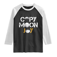 Lunar Mission Astronaut Space Lover Raglan Shirt Copy Moon Joy Sci Fi Graphic