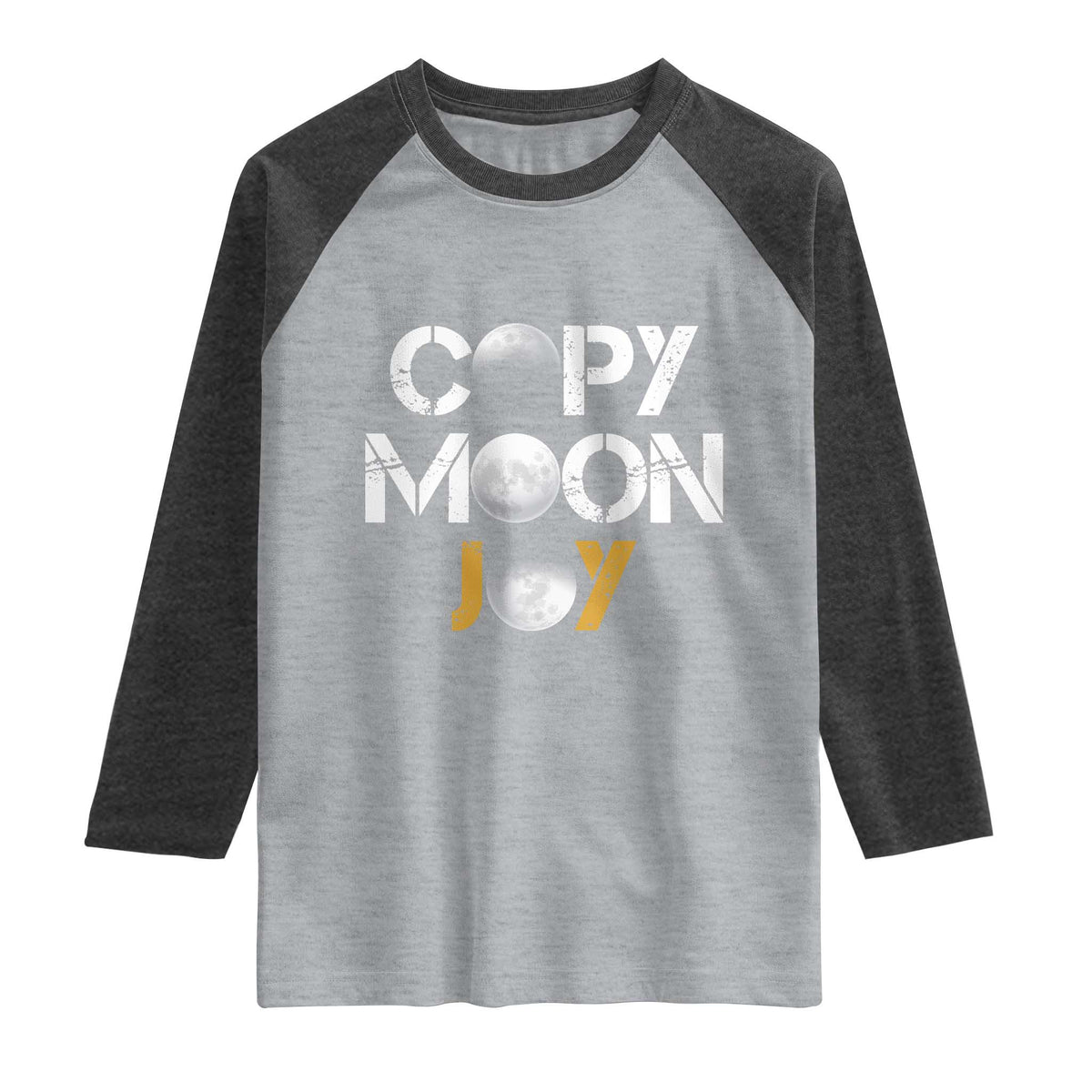Lunar Mission Astronaut Space Lover Raglan Shirt Copy Moon Joy Sci Fi Graphic