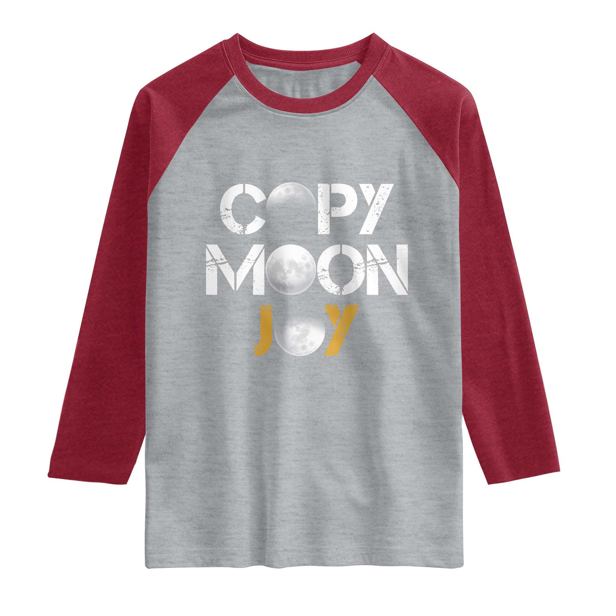 Lunar Mission Astronaut Space Lover Raglan Shirt Copy Moon Joy Sci Fi Graphic