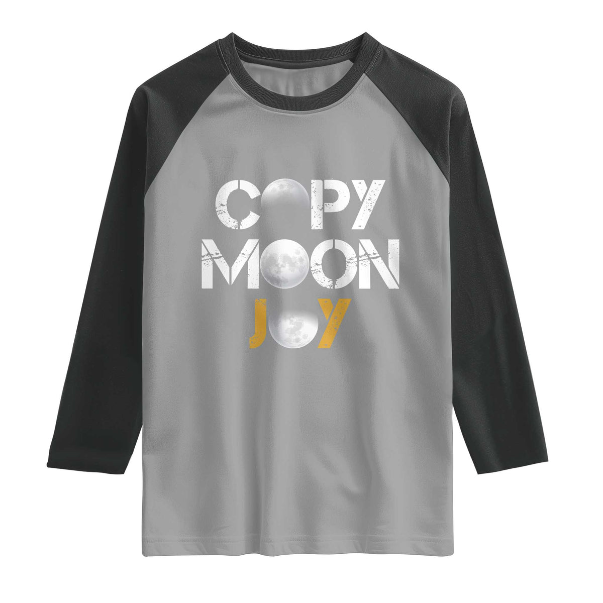Lunar Mission Astronaut Space Lover Raglan Shirt Copy Moon Joy Sci Fi Graphic