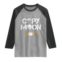Lunar Mission Astronaut Space Lover Raglan Shirt Copy Moon Joy Sci Fi Graphic