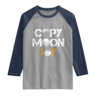 Lunar Mission Astronaut Space Lover Raglan Shirt Copy Moon Joy Sci Fi Graphic