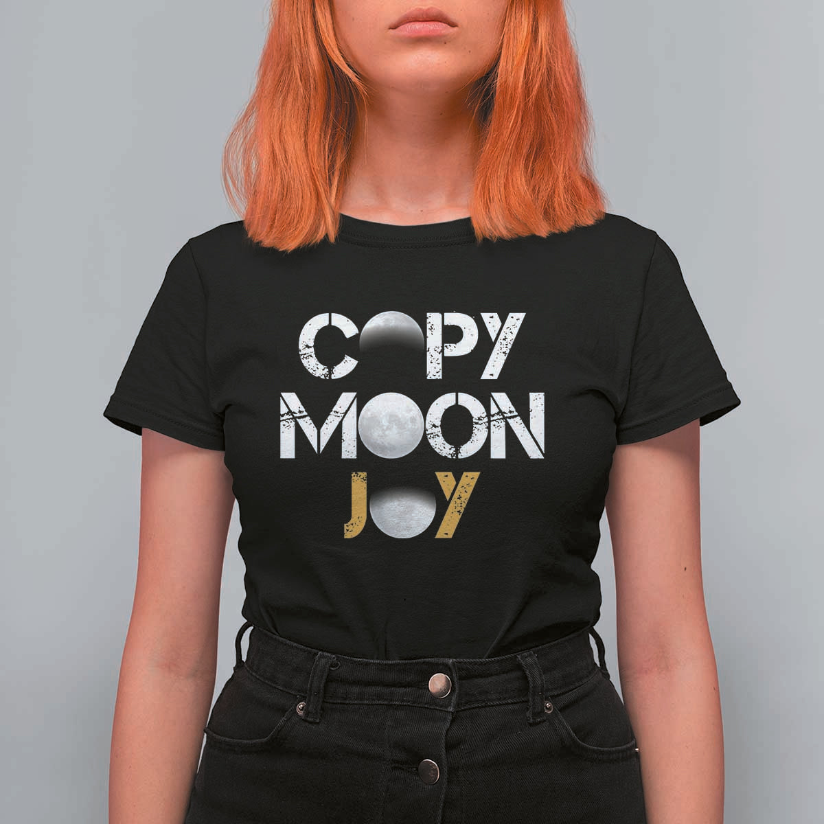 Lunar Mission Astronaut Space Lover T Shirt For Women Copy Moon Joy Sci Fi Graphic
