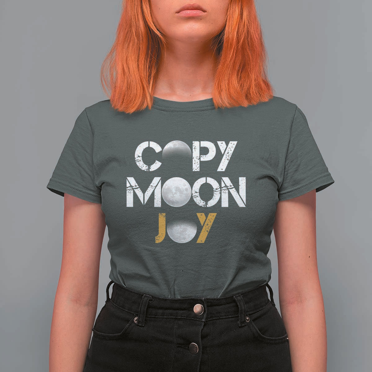 Lunar Mission Astronaut Space Lover T Shirt For Women Copy Moon Joy Sci Fi Graphic