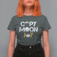 Lunar Mission Astronaut Space Lover T Shirt For Women Copy Moon Joy Sci Fi Graphic