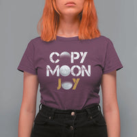 Lunar Mission Astronaut Space Lover T Shirt For Women Copy Moon Joy Sci Fi Graphic