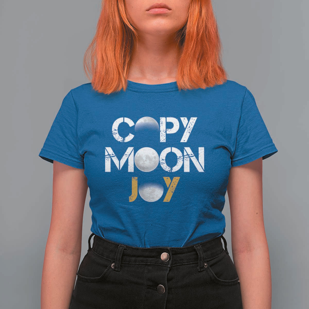 Lunar Mission Astronaut Space Lover T Shirt For Women Copy Moon Joy Sci Fi Graphic
