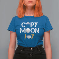 Lunar Mission Astronaut Space Lover T Shirt For Women Copy Moon Joy Sci Fi Graphic