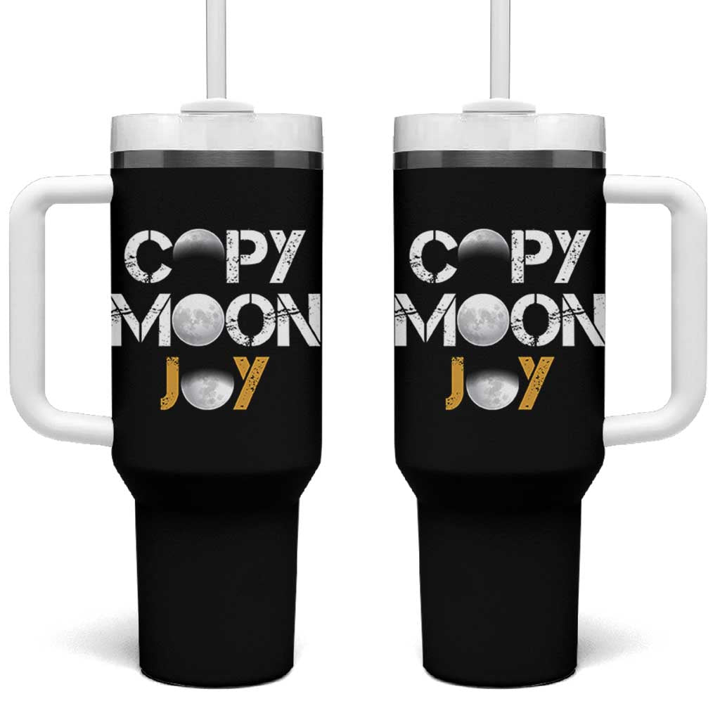 Lunar Mission Astronaut Space Lover Tumbler With Handle Copy Moon Joy Sci Fi Graphic