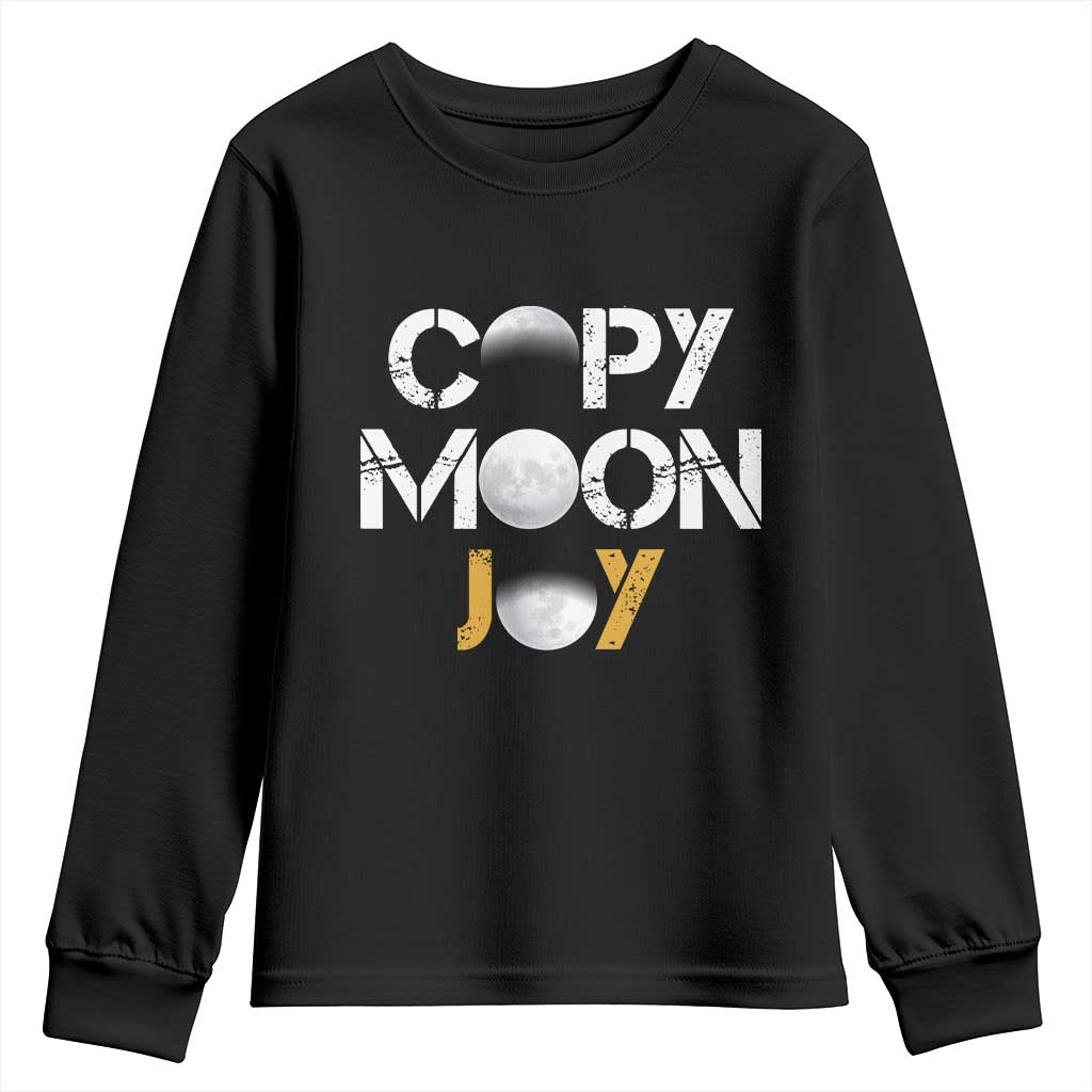 Lunar Mission Astronaut Space Lover Youth Sweatshirt Copy Moon Joy Sci Fi Graphic