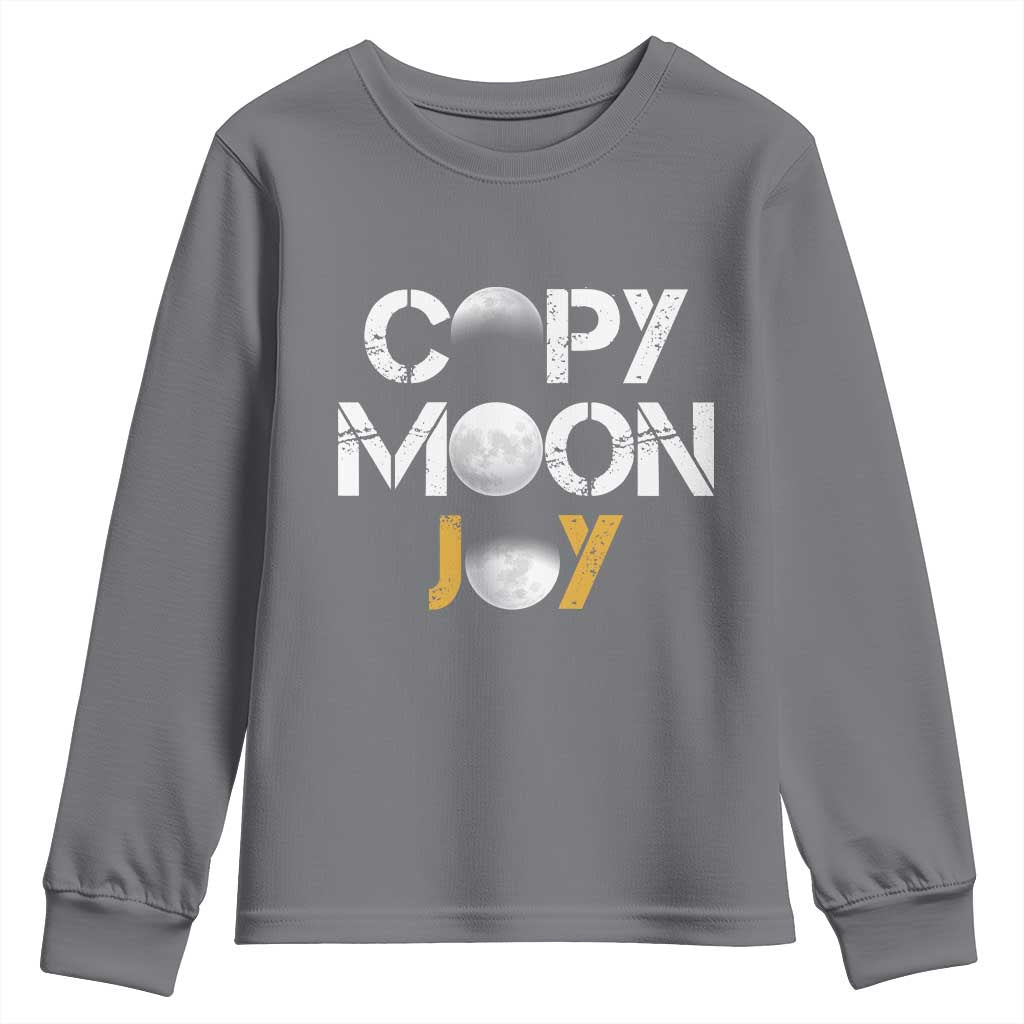 Lunar Mission Astronaut Space Lover Youth Sweatshirt Copy Moon Joy Sci Fi Graphic