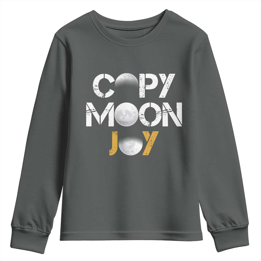 Lunar Mission Astronaut Space Lover Youth Sweatshirt Copy Moon Joy Sci Fi Graphic