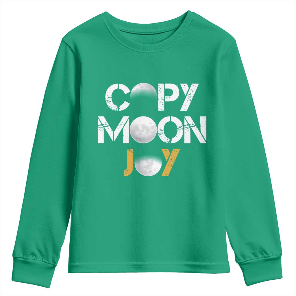 Lunar Mission Astronaut Space Lover Youth Sweatshirt Copy Moon Joy Sci Fi Graphic