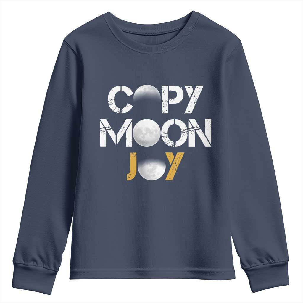 Lunar Mission Astronaut Space Lover Youth Sweatshirt Copy Moon Joy Sci Fi Graphic
