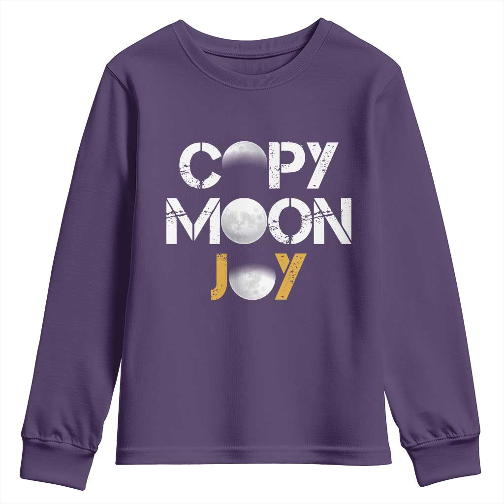 Lunar Mission Astronaut Space Lover Youth Sweatshirt Copy Moon Joy Sci Fi Graphic