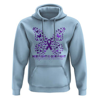Alzheimers Awareness Butterfly Support Gift Hoodie Her Fight Our Fight