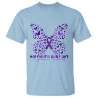 Alzheimers Awareness Butterfly Support Gift T Shirt Her Fight Our Fight