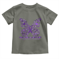 Alzheimers Awareness Butterfly Support Gift Toddler T Shirt Her Fight Our Fight
