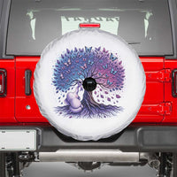 Purple Elephant Butterfly Ribbon Spare Tire Cover Tree Of Life Alzheimers Support