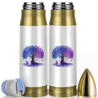 Purple Elephant Butterfly Ribbon Bullet Tumbler Tree Of Life Alzheimers Support