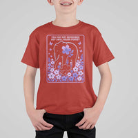 Elephant Alzheimers Purple Floral Support T Shirt For Kid You May Not Remember But I Will Never Forget