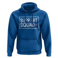 Support Squad Alzheimers Hoodie Purple Ribbon Hope Strength Love
