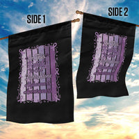 Purple Ribbon Alzheimers Caregiver Squad Gift Garden Flag In This Family We Support Together