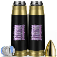 Purple Ribbon Alzheimers Caregiver Squad Gift Bullet Tumbler In This Family We Support Together