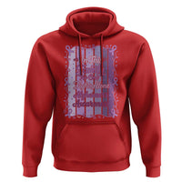 Purple Ribbon Alzheimers Caregiver Squad Gift Hoodie In This Family We Support Together