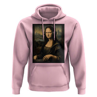Funny Mona Lisa Bass Face Hoodie Vintage DJ Producer Music Lover Gift