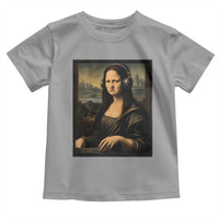 Funny Mona Lisa Bass Face Toddler T Shirt Vintage DJ Producer Music Lover Gift