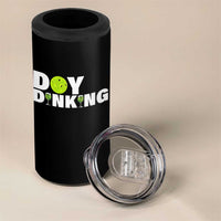 Pickleball Lover 4 in 1 Can Cooler Tumbler Day Dinking Drinking Gift