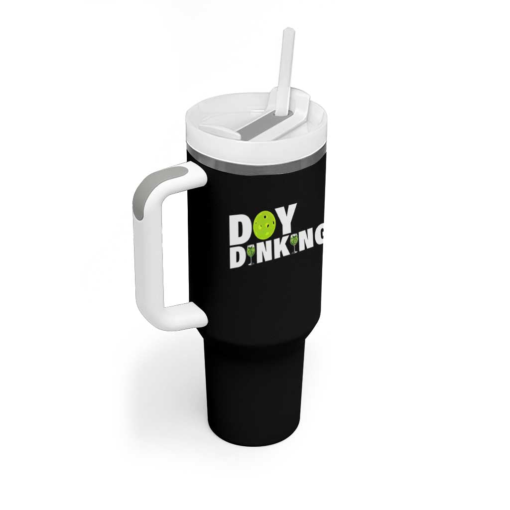 Pickleball Lover Tumbler With Handle Day Dinking Drinking Gift