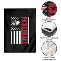 Pickleball Patriotic Garden Flag American Flag Sport Gift - Wonder Print Shop