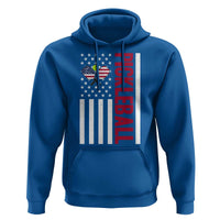 Pickleball Patriotic Hoodie American Flag Sport Gift - Wonder Print Shop