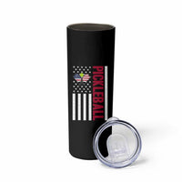 Pickleball Patriotic Skinny Tumbler American Flag Sport Gift